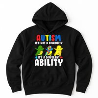 It's Not A Disability Ability Autism Dinosaur Dabbing Hoodie