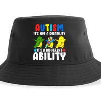 It's Not A Disability Ability Autism Dinosaur Dabbing Sustainable Bucket Hat