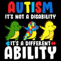 It's Not A Disability Ability Autism Dinosaur Dabbing Bucket Hat