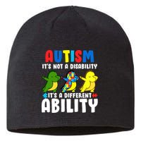 It's Not A Disability Ability Autism Dinosaur Dabbing Sustainable Beanie