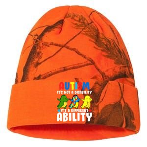 It's Not A Disability Ability Autism Dinosaur Dabbing Kati Licensed 12" Camo Beanie