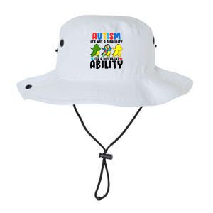 It's Not A Disability Ability Autism Dinosaur Dabbing Legacy Cool Fit Booney Bucket Hat