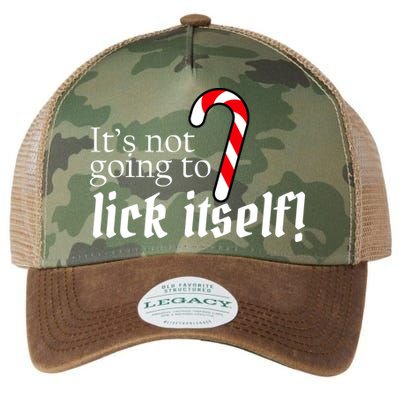 It's Not Going To Lick Itself Candy Cane Legacy Tie Dye Trucker Hat