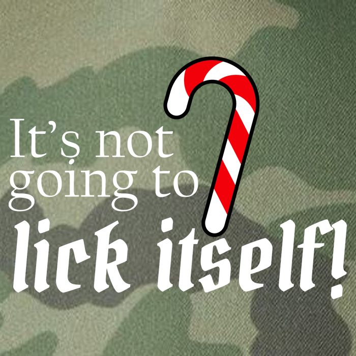 It's Not Going To Lick Itself Candy Cane Legacy Tie Dye Trucker Hat