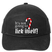 It's Not Going To Lick Itself Candy Cane 7-Panel Snapback Hat