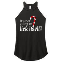 It's Not Going To Lick Itself Candy Cane Women's Perfect Tri Rocker Tank