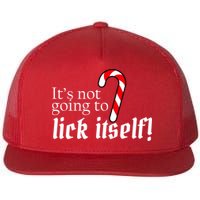 It's Not Going To Lick Itself Candy Cane Flatbill Hat