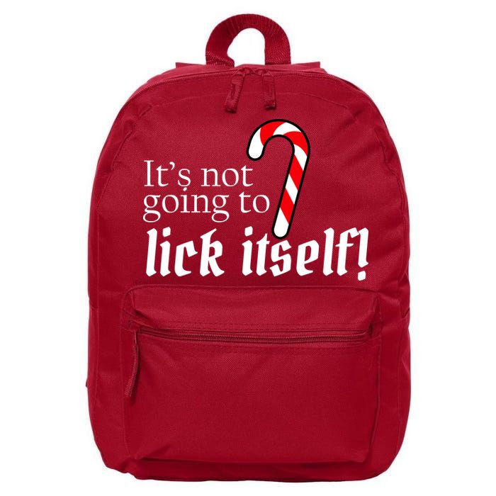 It's Not Going To Lick Itself Candy Cane 16 in Basic Backpack