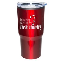 It's Not Going To Lick Itself Candy Cane Tumbler