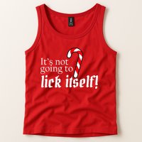 It's Not Going To Lick Itself Candy Cane Tank Top