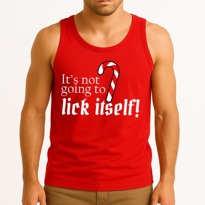 It's Not Going To Lick Itself Candy Cane Tank Top