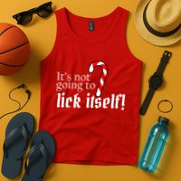 It's Not Going To Lick Itself Candy Cane Tank Top
