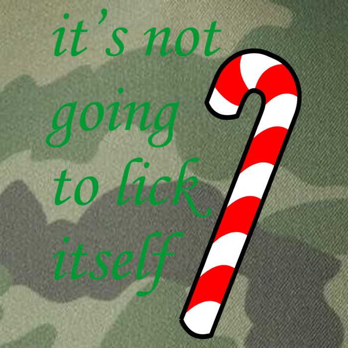 It's Not Going To Lick Itself Funny Naughty Christmas Legacy Tie Dye Trucker Hat