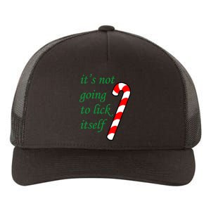 It's Not Going To Lick Itself Funny Naughty Christmas Yupoong Adult 5-Panel Trucker Hat