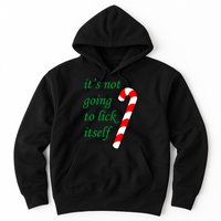 It's Not Going To Lick Itself Funny Naughty Christmas Hoodie