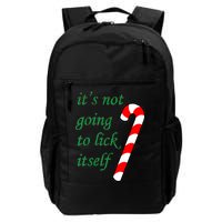 It's Not Going To Lick Itself Funny Naughty Christmas Daily Commute Backpack