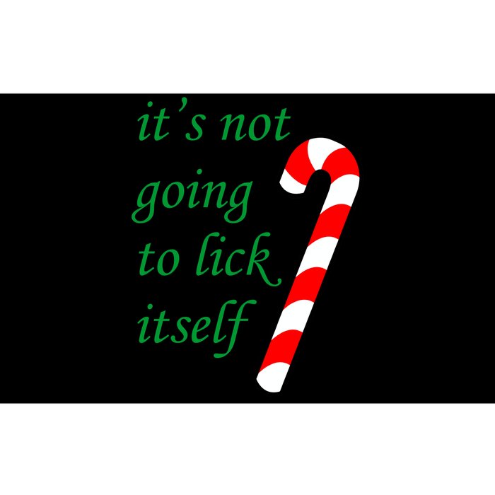 It's Not Going To Lick Itself Funny Naughty Christmas Bumper Sticker