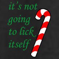It's Not Going To Lick Itself Funny Naughty Christmas Adult Drive Performance Visor