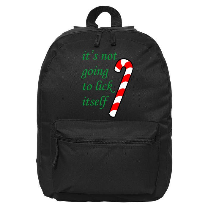 It's Not Going To Lick Itself Funny Naughty Christmas 16 in Basic Backpack