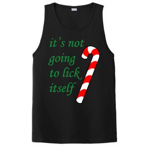 It's Not Going To Lick Itself Funny Naughty Christmas PosiCharge Competitor Tank