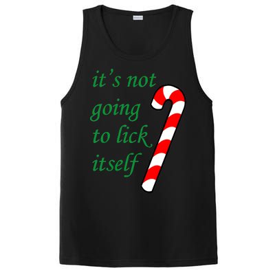 It's Not Going To Lick Itself Funny Naughty Christmas PosiCharge Competitor Tank