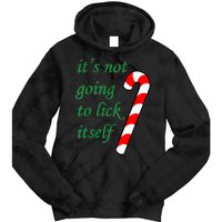 It's Not Going To Lick Itself Funny Naughty Christmas Tie Dye Hoodie