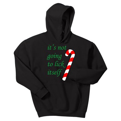 It's Not Going To Lick Itself Funny Naughty Christmas Kids Hoodie