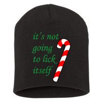 It's Not Going To Lick Itself Funny Naughty Christmas Short Acrylic Beanie