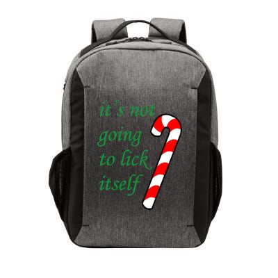 It's Not Going To Lick Itself Funny Naughty Christmas Vector Backpack