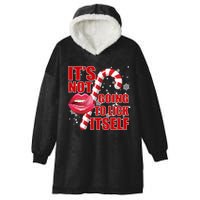 It's Not Going To Lick Itself Funny X-Mas Hooded Wearable Blanket