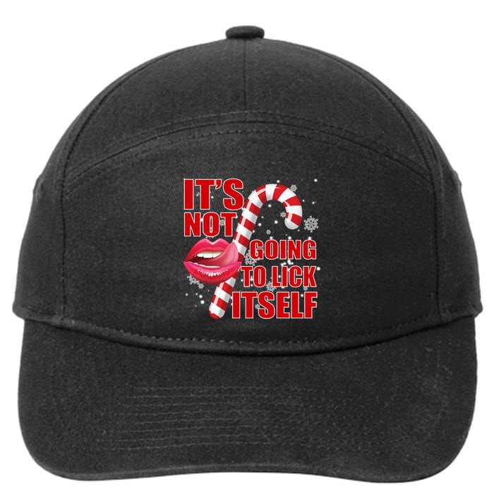 It's Not Going To Lick Itself Funny X-Mas 7-Panel Snapback Hat