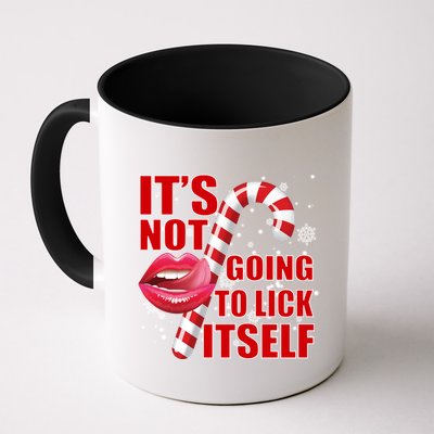 It's Not Going To Lick Itself Funny X-Mas Mug
