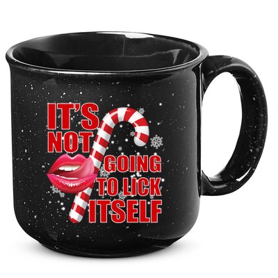 It's Not Going To Lick Itself Funny X-Mas 15oz Campfire Ceramic Mug