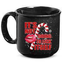 It's Not Going To Lick Itself Funny X-Mas 15oz Campfire Ceramic Mug