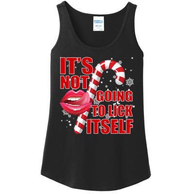 It's Not Going To Lick Itself Funny X-Mas Ladies Essential Tank