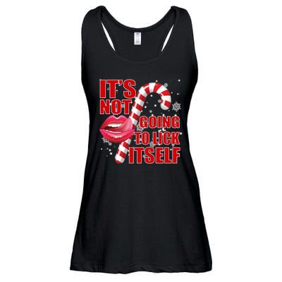 It's Not Going To Lick Itself Funny X-Mas Ladies Essential Flowy Tank