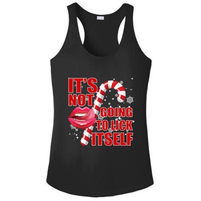 It's Not Going To Lick Itself Funny X-Mas Ladies PosiCharge Competitor Racerback Tank