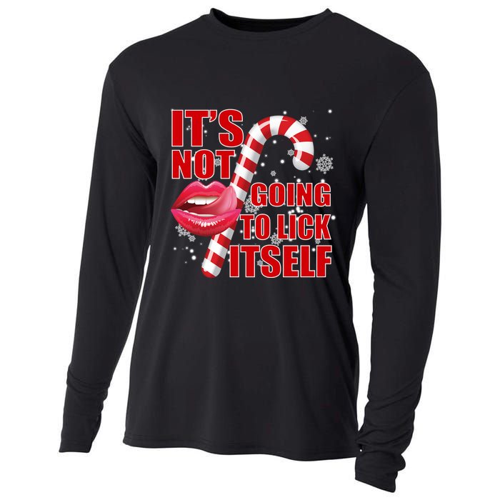 It's Not Going To Lick Itself Funny X-Mas Cooling Performance Long Sleeve Crew