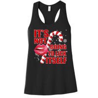 It's Not Going To Lick Itself Funny X-Mas Women's Racerback Tank