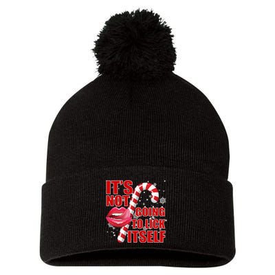 It's Not Going To Lick Itself Funny X-Mas Pom Pom 12in Knit Beanie