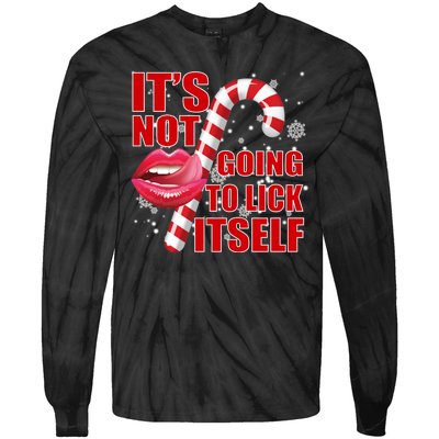 It's Not Going To Lick Itself Funny X-Mas Tie-Dye Long Sleeve Shirt