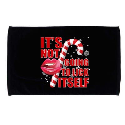 It's Not Going To Lick Itself Funny X-Mas Microfiber Hand Towel