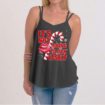 It's Not Going To Lick Itself Funny X-Mas Women's Strappy Tank