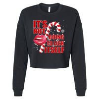 It's Not Going To Lick Itself Funny X-Mas Cropped Pullover Crew