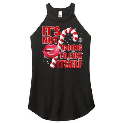 It's Not Going To Lick Itself Funny X-Mas Women’s Perfect Tri Rocker Tank