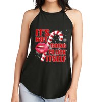 It's Not Going To Lick Itself Funny X-Mas Women's Perfect Tri Rocker Tank