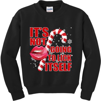 It's Not Going To Lick Itself Funny X-Mas Kids Sweatshirt