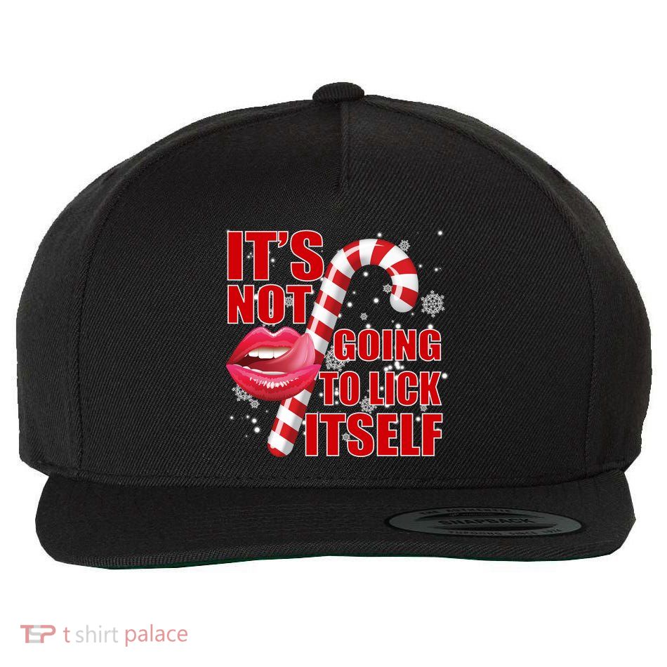 It's Not Going To Lick Itself Funny X-Mas Wool Snapback Cap