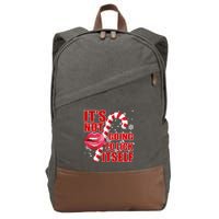 It's Not Going To Lick Itself Funny X-Mas Cotton Canvas Backpack