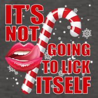 It's Not Going To Lick Itself Funny X-Mas Vector Backpack
